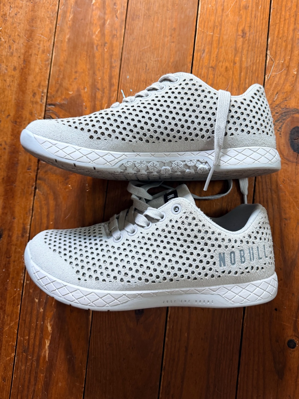 NOBULL Light Gray Knit Athletic Sneakers